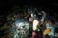 Collage photo of a tragic accident at Osiri Bridge in Migori County.